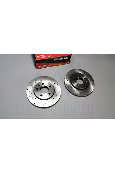 MAP Auto Teile VW BORA 99-05 SPOR DELİK PERFORMANS ÖN FREN DİSKİ TAKIM