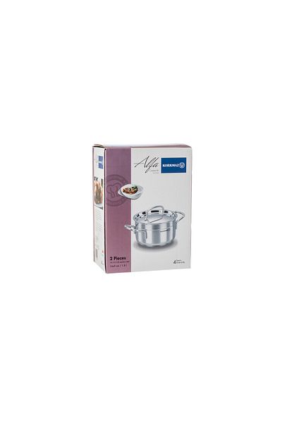 KORKMAZ Alfa 20cm 18/10 Turkish Steel Pot