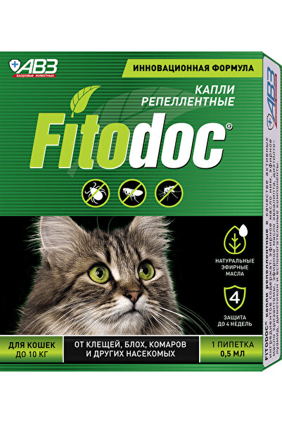 AVZ anımal health Fitodoc Kedi Dış Parazit Kovucu Damla 1 Tüp