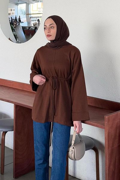 lamelif Slit Λεπτομερής ιδρώτας Bitter Brown