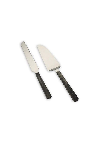 Mikasa Moor Silver Cake Serving Set