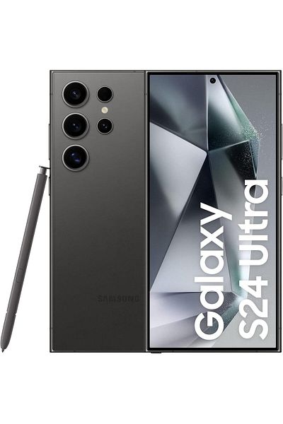 Samsung جالاكسي إس 24 ألترا 5G ثنائي الشريحة، أسود تيتانيوم، 12 جيجابايت رام، 256 جيجابايت - إصدار الشرق الأوسط