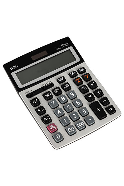 Deli حاسبة ديلي فضية E39265