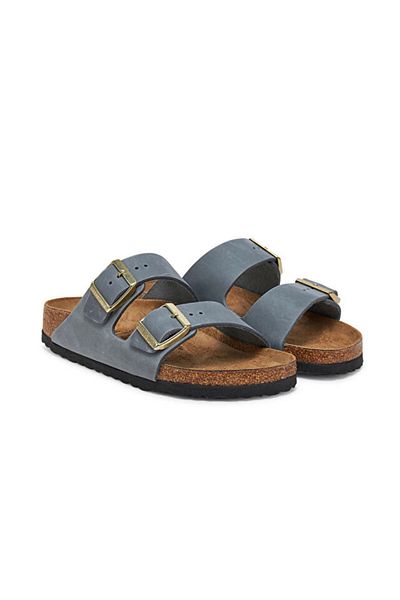 Birkenstock Birkenstock Arizona Leoi Women's Slippers 1029253-20556 Gray