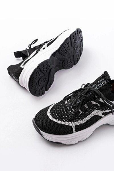 Budi 3001 Black Lace-Up Mesh Casual Sports Shoes