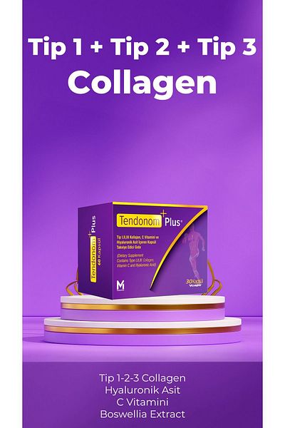 Tendonom Plus Plus Type - 1 2 3 Collagen, 30 Capsules