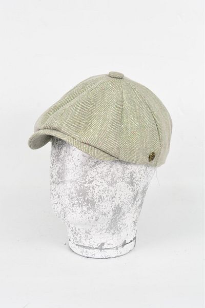 mercantoptan Cotton Fabric Summer Model British 8 Piece Cap Hat