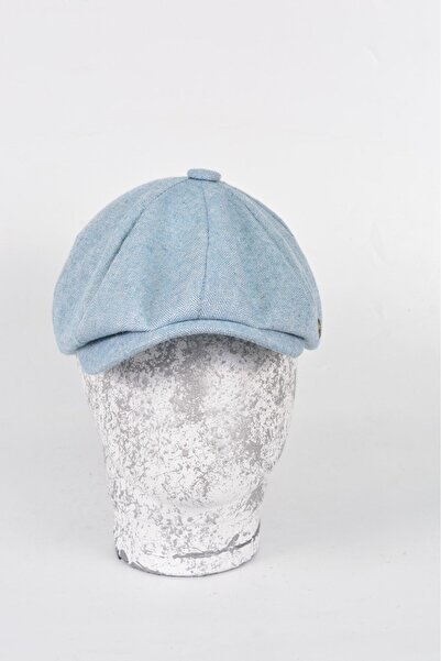 mercantoptan Памучна тъкан Fishbone Лятна шапка с 8 части