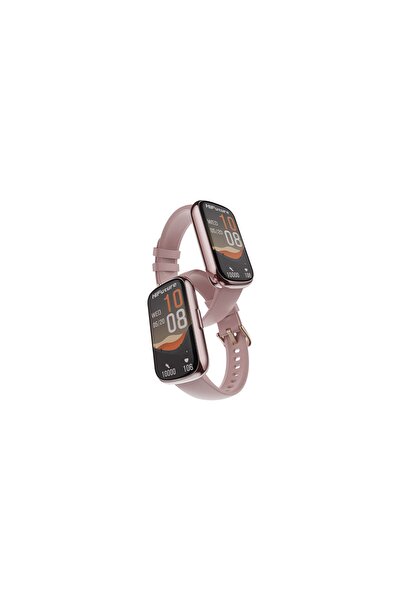 HiFuture Evo2 Bluetooth 5.2 1.47” Akıllı Bileklik Su Geçirmez Nabız Takibi Spor Modu Pembe