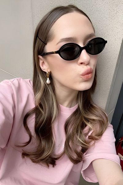 Chunky Frame Unisex Vintage Oval New Season Popular Sunglasses