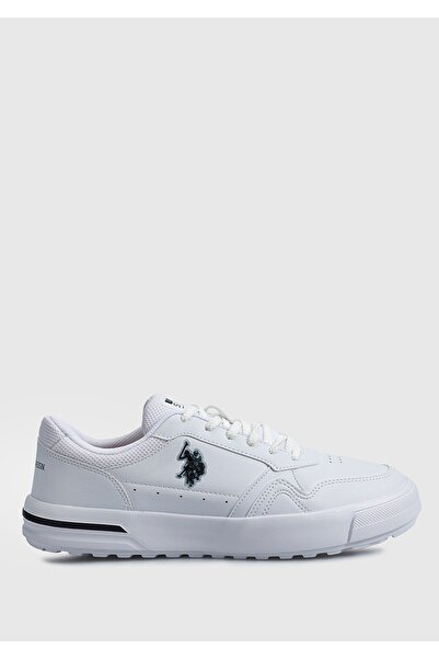 U.S. Polo Assn. US Polo101502205 Sampo Men's Classic Sneakers White - Navy Blue