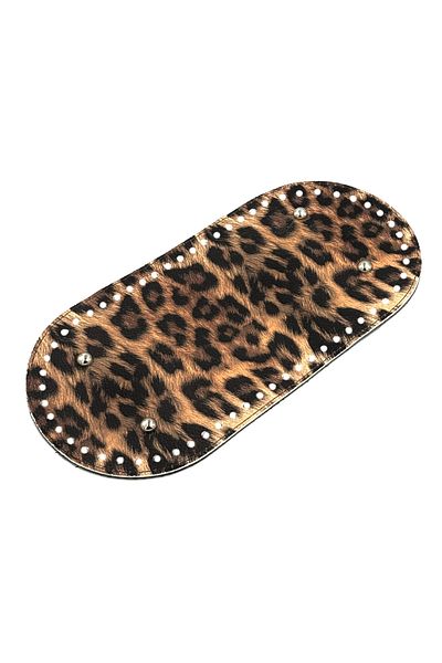 Lady Moss 13X27 Leopard Oval Bag Base