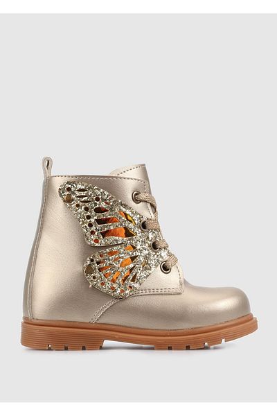 Kiddo Girl's Beige Boots