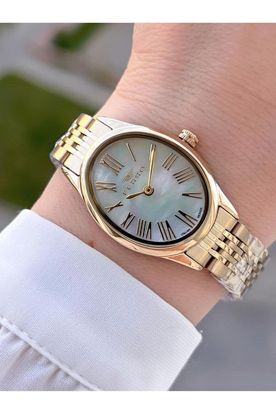 FERRO Women's Wrist Watch + Bracelet - Efl40145-M3 Italian Design 2 Year Warranty