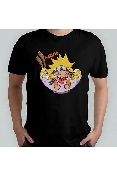Pixxa Naruto Anime Unisex 100% βαμβακερό ποδηλατικό μπλουζάκι Μοντέλο 15