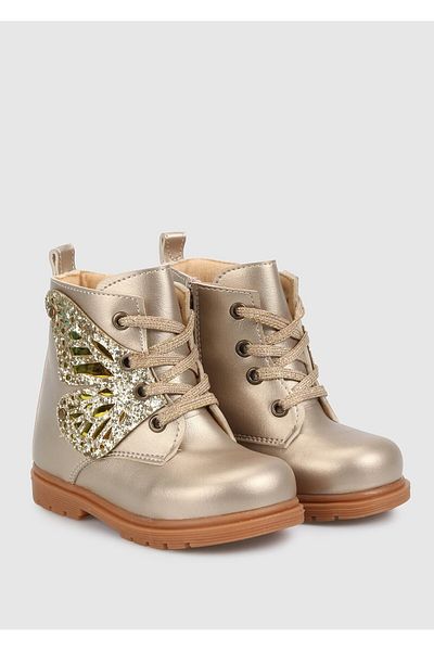 Kiddo Girl's Beige Boots