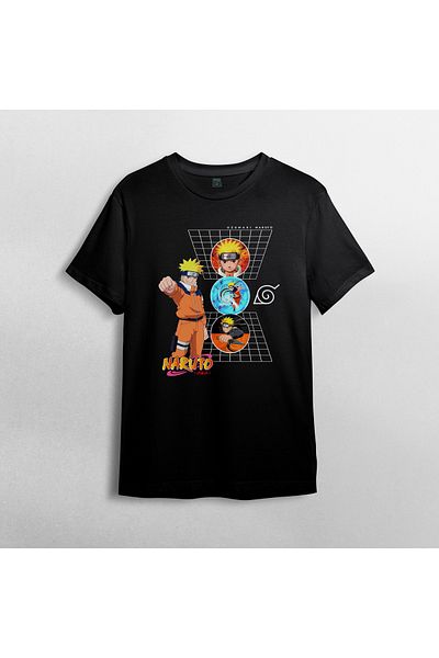 Pixxa Naruto Anime Unisex Βαμβακερό ποδηλατικό μπλουζάκι Μοντέλο 5
