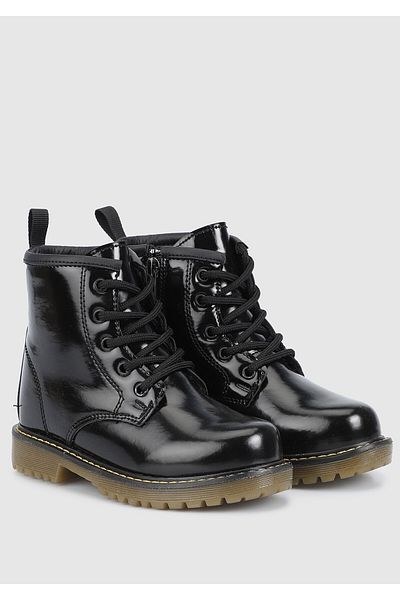 Kiddo Girl's Black Boots
