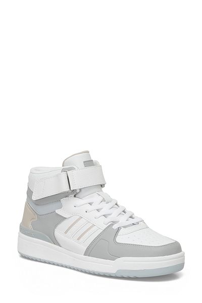 Kinetix Wilmo Pu Hi W 4Pr White Women's High Sneakers