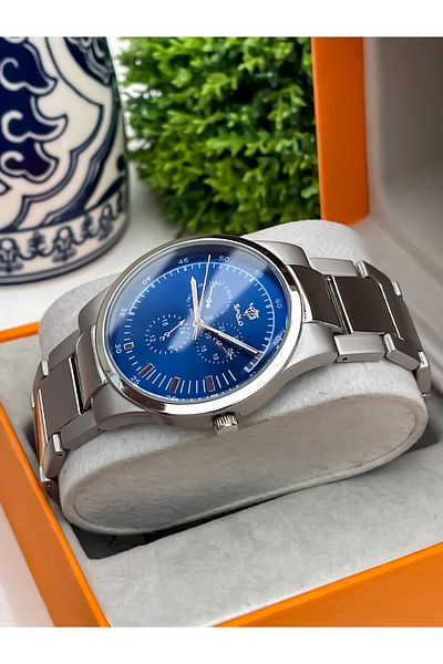 S.POLO New Season Silver Color Men Wristwatch with Wristband Gift Father's Day Gift