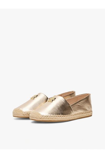 Tommy Hilfiger الشعارات مع المعادن Monopoly Espadrille Double Espad