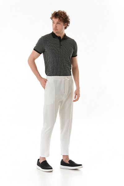 Fulla Moda Elastic Waist Cuffed Jogger Pants
