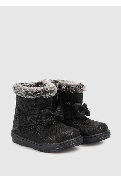 Kiddo Girl's Black Boots