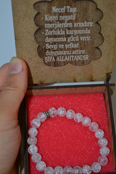 PANELVANKİT Unisex Lament Stone Natural Bracelet Meditation & Positive Energy