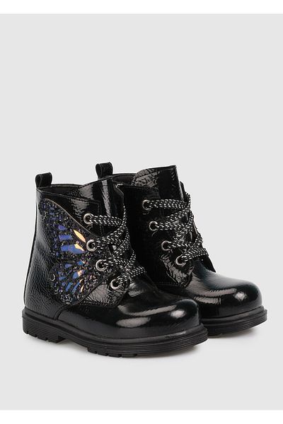 Kiddo Girl's Black Boots