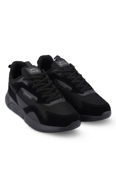 Slazenger Comfort Sole Lace-Up Casual Sneakers Black Sneaker Black