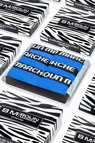 BOUN MARCHE Men's Boxer Lycra Premium Box of 6 Gloria