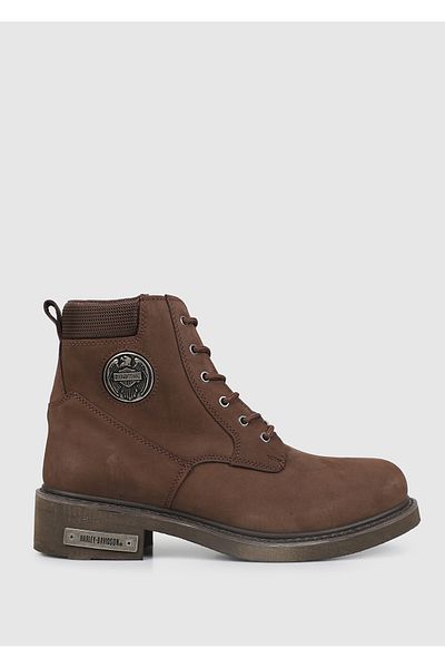 Harley Davidson Ανδρικά Μποτάκια Nubuck - Jim Dark Brown, Model 025m 100128
