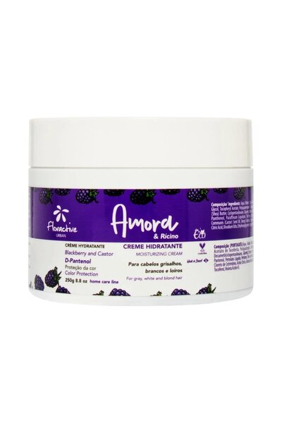 floractive فلوراكتيف ماسك الشعر بالتوت الاسود والخروع 250 مل