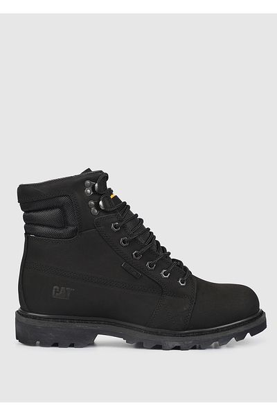 Caterpillar Μαύρα ανδρικά μποτάκια Nubuck - Overpass Wp 015m 101226