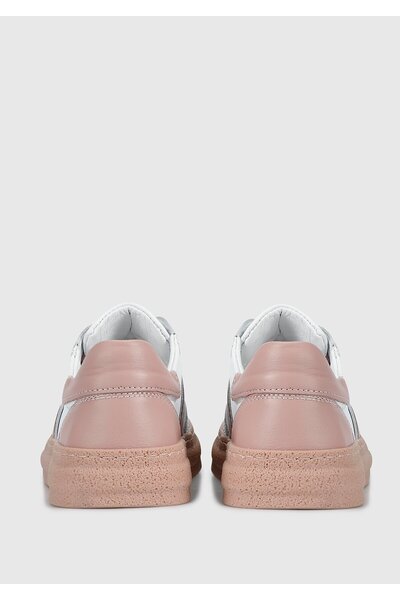 Provoq Δερμάτινο γυναικείο sneaker Dusty Rose