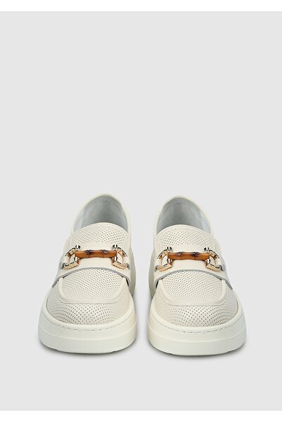 Provoq Екрю шкіряні жіночі туфлі