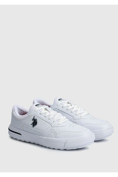U.S. Polo Assn. US Polo101502205 Sampo Men's Classic Sneakers White - Navy Blue