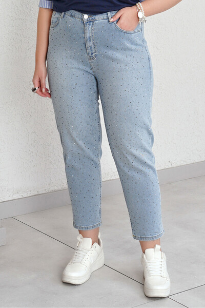Büyük Moda 54649 Πέτρινη μαμά Jean
