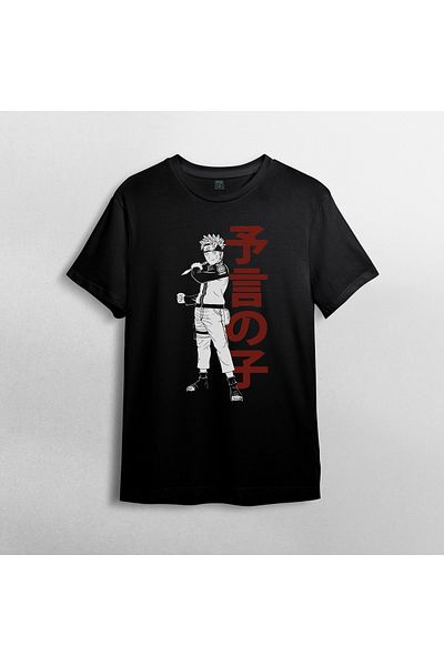 Pixxa Naruto Anime Unisex 100% βαμβακερό ποδηλατικό μπλουζάκι Μοντέλο 14