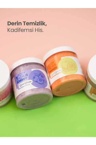 GOOGLOW Vücut Şeker Peelingi - Portakal Yağı - Nemlendirici - Arındırıcı 230 g