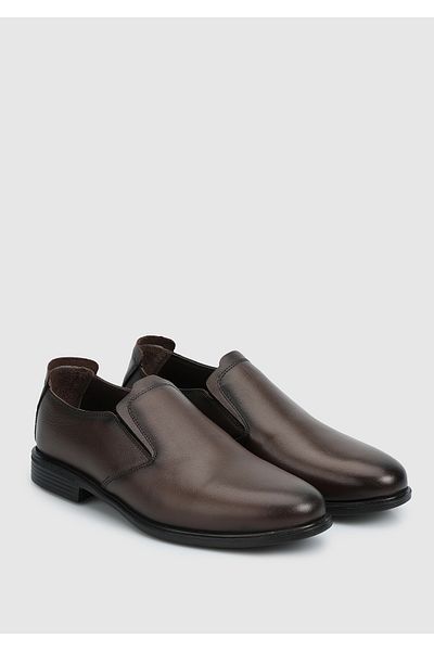 Eclipse Brown Leather Men's Shoes