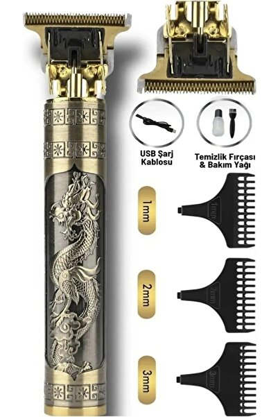 Kitchen Time جسم معدني على شكل حرف T، شعر مؤخرة الرأس، رسم اللحية، إزالة الشعر بالليزر، ماكينة حلاقة ما قبل