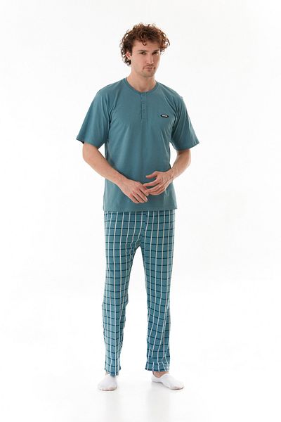 Fulla Moda Plaid Patterned Pajama Set
