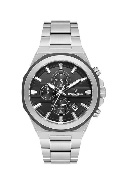 Daniel Klein New Season Silver Color Multifunctional Men's Wristwatch 3 Atm Waterproof 2 Years Warranty