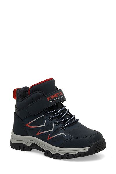 Kinetix Tenax Hi Pu P 4Pr Navy Blue Boy's Outdoor Boots