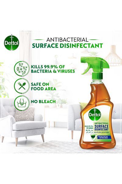 Dettol Surface Disinfectant Spray, 500ml x 2
