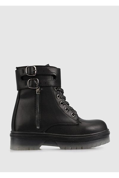 Kiddo Girl's Black Boots