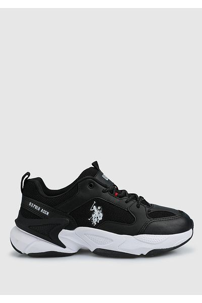 U.S. Polo Assn. Women's Black Sneakers - Comfortable and Stylish