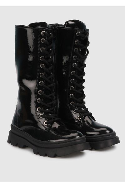 Kiddo Girl's Black Boots