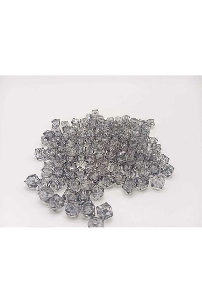 Ralp Moda Gray Cubic Beads 100 Gram 300 Pieces Jewelry and Bags Making